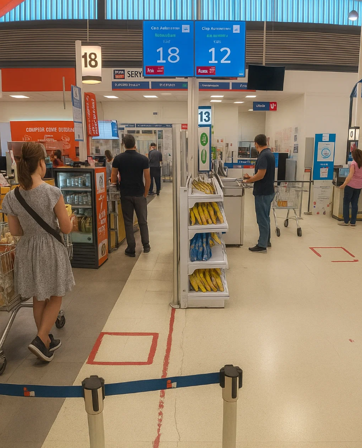 Sistema de control de filas en retail