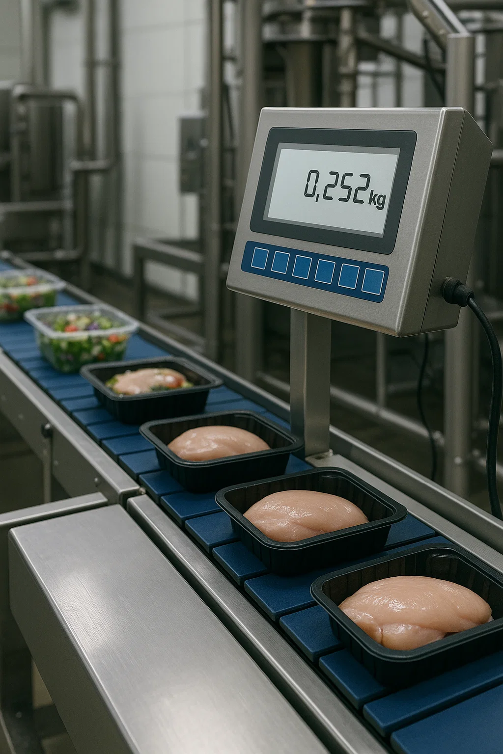 Sistema de pesaje dinámico industrial